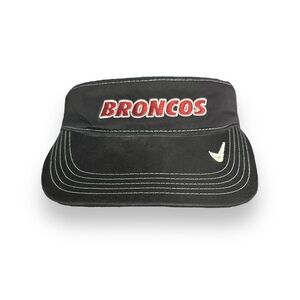 NIKE Original Dri-FIT Moisture Wicking Swoosh Adjustable Visor Cap NFL BRONCOS